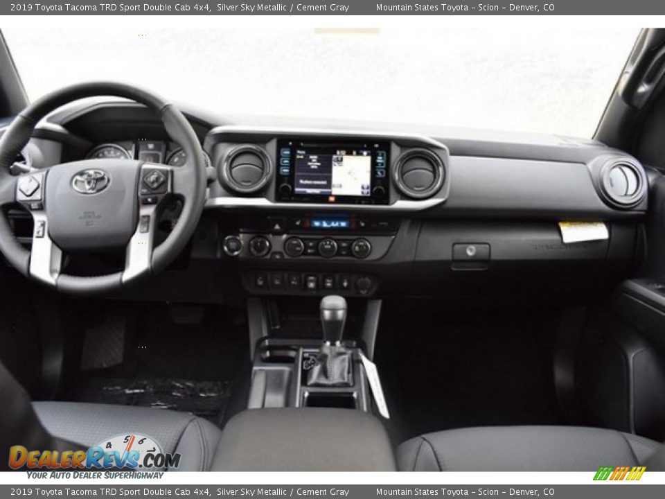 2019 Toyota Tacoma TRD Sport Double Cab 4x4 Silver Sky Metallic / Cement Gray Photo #8