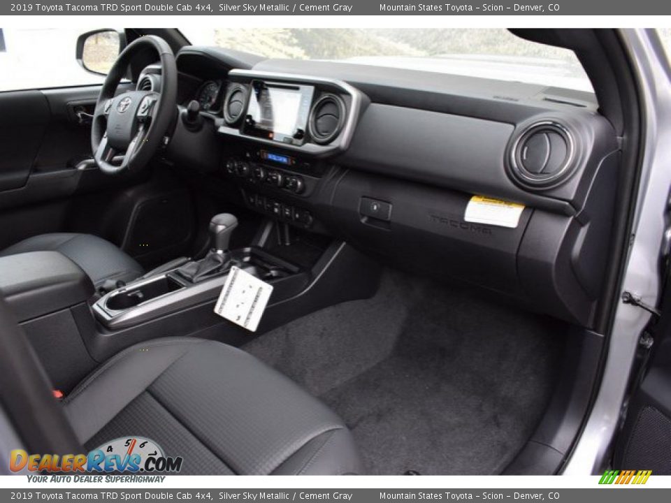 2019 Toyota Tacoma TRD Sport Double Cab 4x4 Silver Sky Metallic / Cement Gray Photo #11