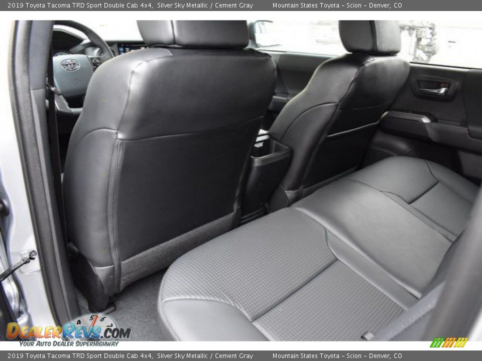 2019 Toyota Tacoma TRD Sport Double Cab 4x4 Silver Sky Metallic / Cement Gray Photo #14