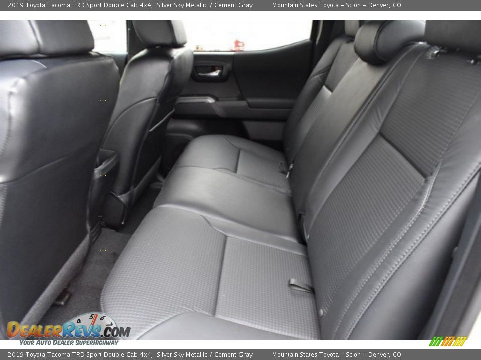 2019 Toyota Tacoma TRD Sport Double Cab 4x4 Silver Sky Metallic / Cement Gray Photo #15