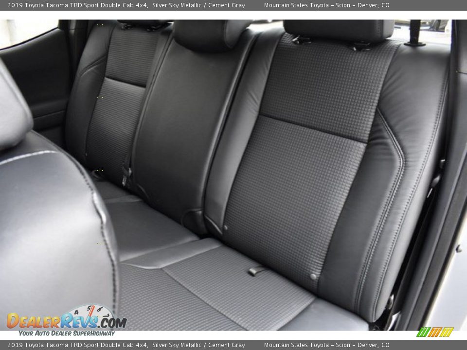 2019 Toyota Tacoma TRD Sport Double Cab 4x4 Silver Sky Metallic / Cement Gray Photo #16