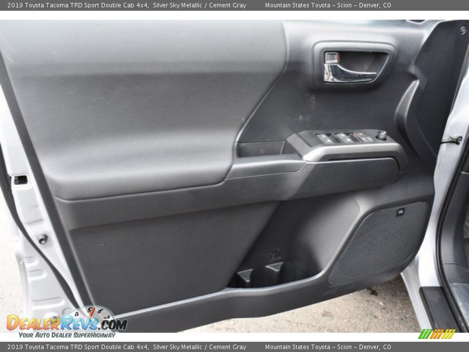 2019 Toyota Tacoma TRD Sport Double Cab 4x4 Silver Sky Metallic / Cement Gray Photo #20