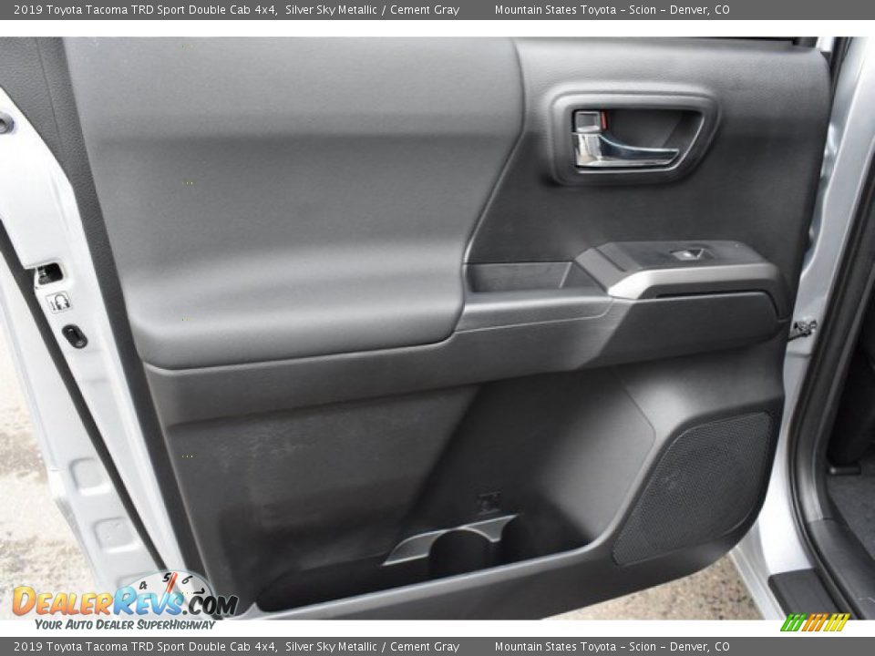 2019 Toyota Tacoma TRD Sport Double Cab 4x4 Silver Sky Metallic / Cement Gray Photo #21