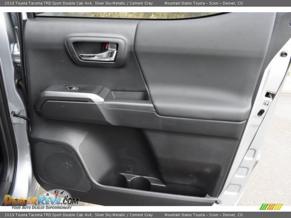 2019 Toyota Tacoma TRD Sport Double Cab 4x4 Silver Sky Metallic / Cement Gray Photo #23
