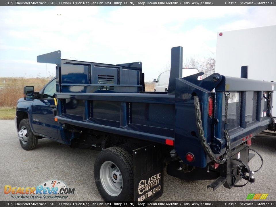 2019 Chevrolet Silverado 3500HD Work Truck Regular Cab 4x4 Dump Truck Deep Ocean Blue Metallic / Dark Ash/Jet Black Photo #5