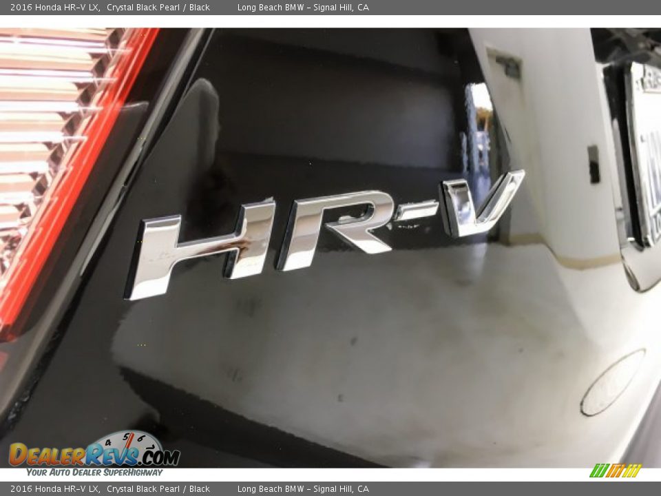 2016 Honda HR-V LX Crystal Black Pearl / Black Photo #7
