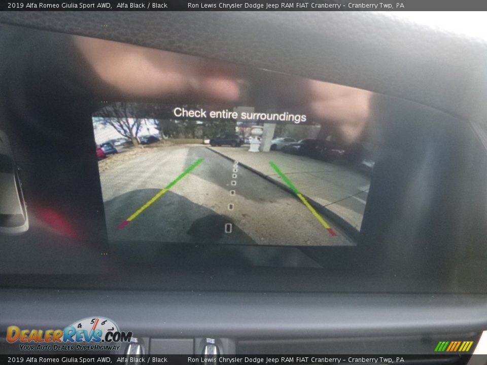 2019 Alfa Romeo Giulia Sport AWD Alfa Black / Black Photo #21