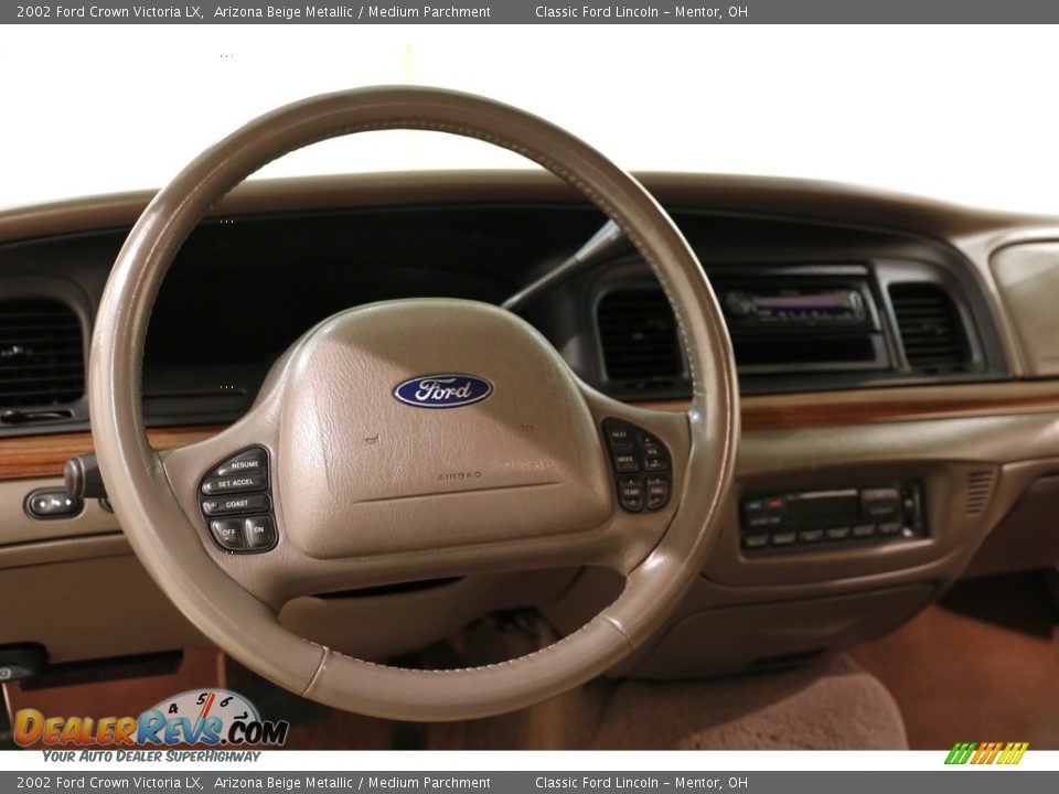 2002 Ford Crown Victoria LX Arizona Beige Metallic / Medium Parchment Photo #8