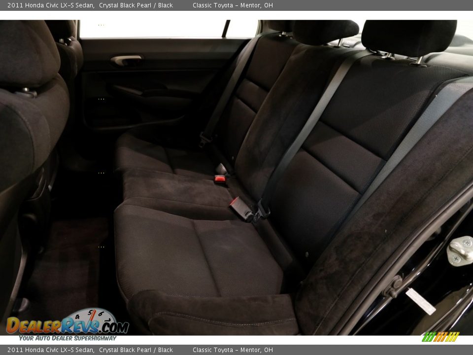 2011 Honda Civic LX-S Sedan Crystal Black Pearl / Black Photo #15