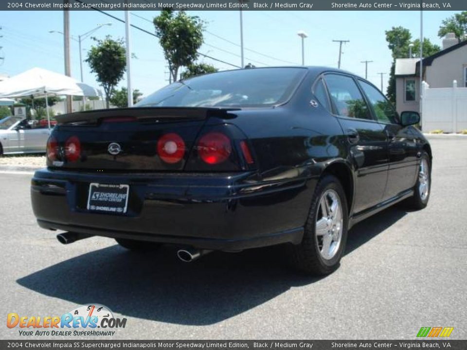 2004 Chevrolet Impala SS Supercharged Indianapolis Motor Speedway Limited Edition Black / Medium Gray Photo #5