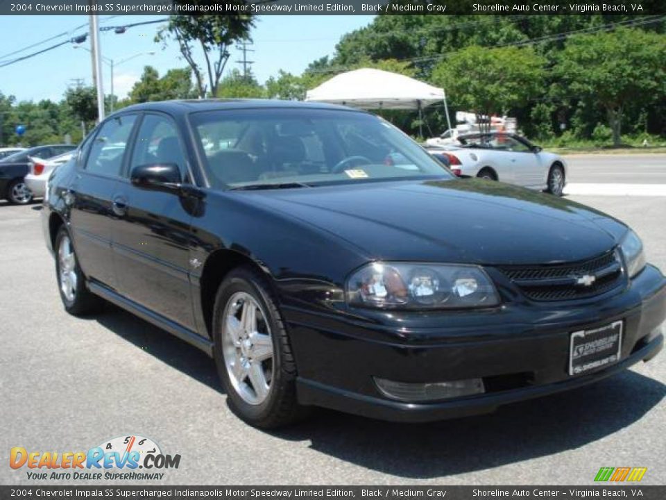 2004 Chevrolet Impala SS Supercharged Indianapolis Motor Speedway Limited Edition Black / Medium Gray Photo #6