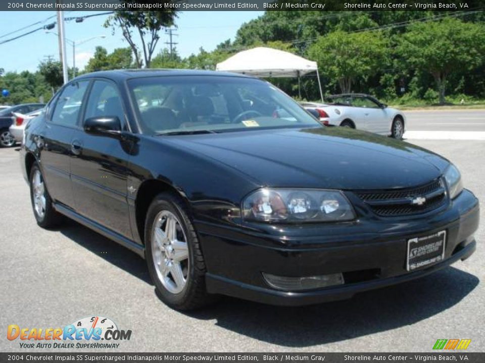 2004 Chevrolet Impala SS Supercharged Indianapolis Motor Speedway Limited Edition Black / Medium Gray Photo #7