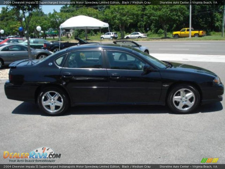 2004 Chevrolet Impala SS Supercharged Indianapolis Motor Speedway Limited Edition Black / Medium Gray Photo #8