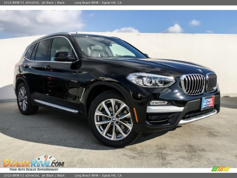 2019 BMW X3 sDrive30i Jet Black / Black Photo #12