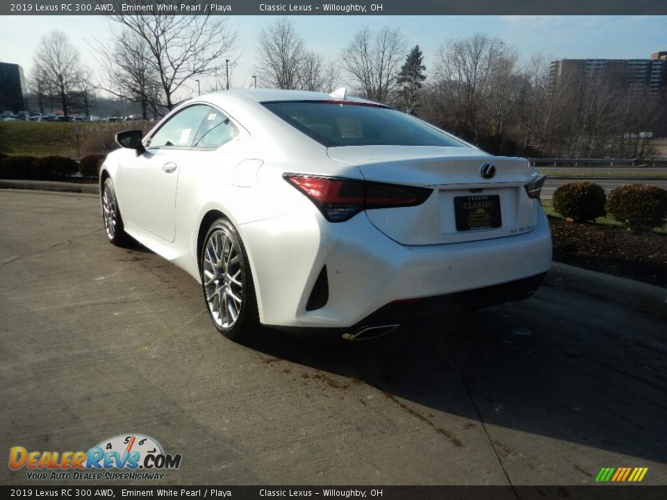 2019 Lexus RC 300 AWD Eminent White Pearl / Playa Photo #4