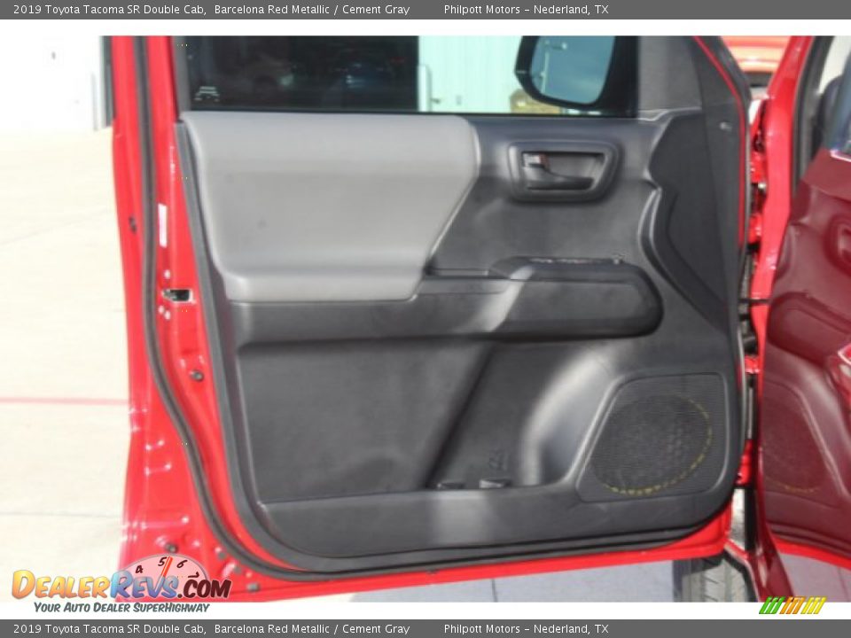 2019 Toyota Tacoma SR Double Cab Barcelona Red Metallic / Cement Gray Photo #9