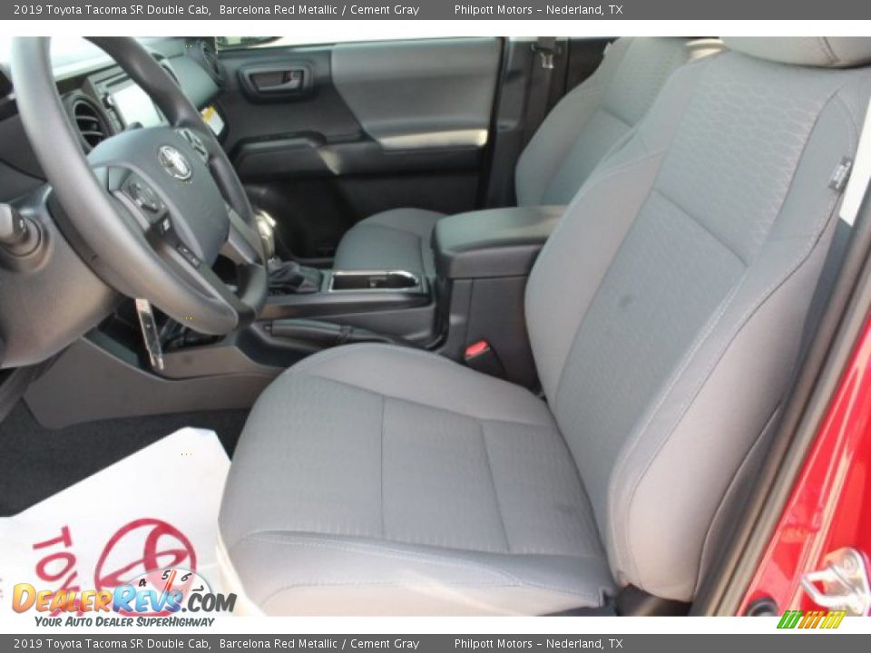 2019 Toyota Tacoma SR Double Cab Barcelona Red Metallic / Cement Gray Photo #10