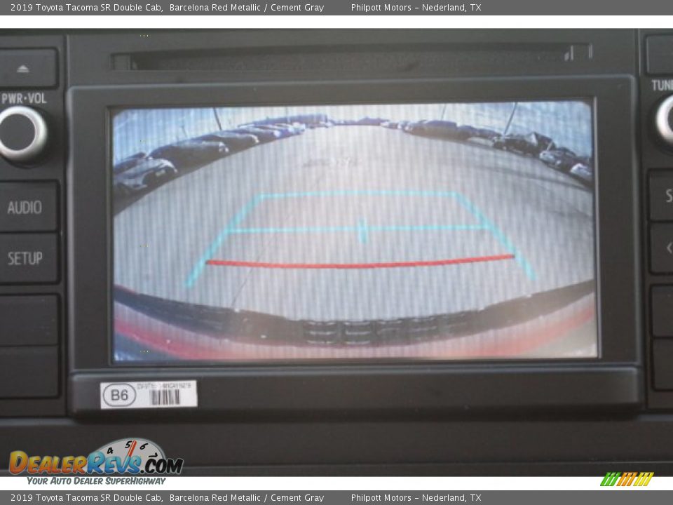 2019 Toyota Tacoma SR Double Cab Barcelona Red Metallic / Cement Gray Photo #12