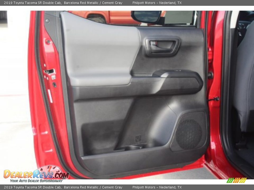 2019 Toyota Tacoma SR Double Cab Barcelona Red Metallic / Cement Gray Photo #16