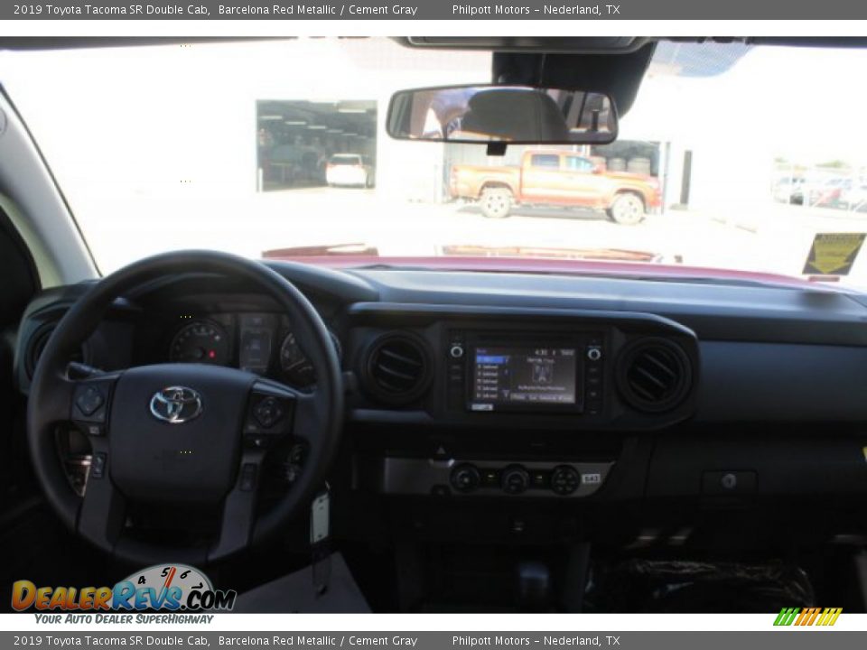 2019 Toyota Tacoma SR Double Cab Barcelona Red Metallic / Cement Gray Photo #18