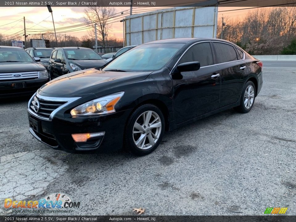 2013 Nissan Altima 2.5 SV Super Black / Charcoal Photo #2