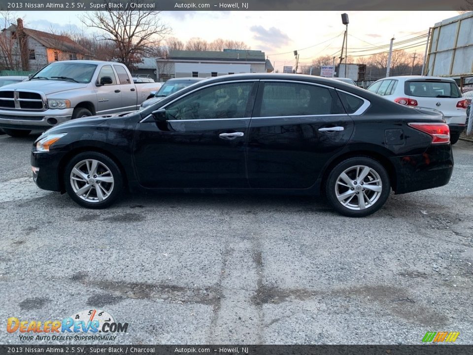 2013 Nissan Altima 2.5 SV Super Black / Charcoal Photo #3