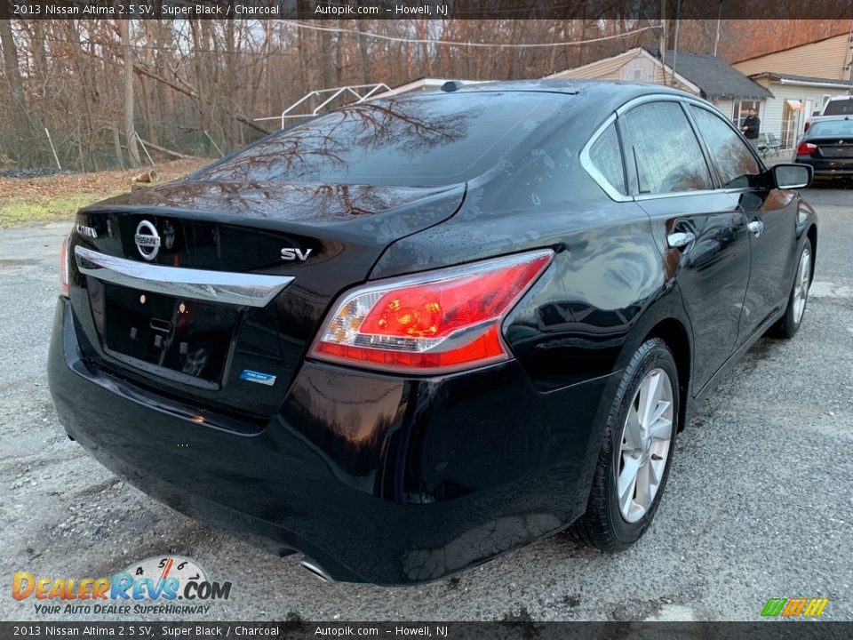 2013 Nissan Altima 2.5 SV Super Black / Charcoal Photo #6
