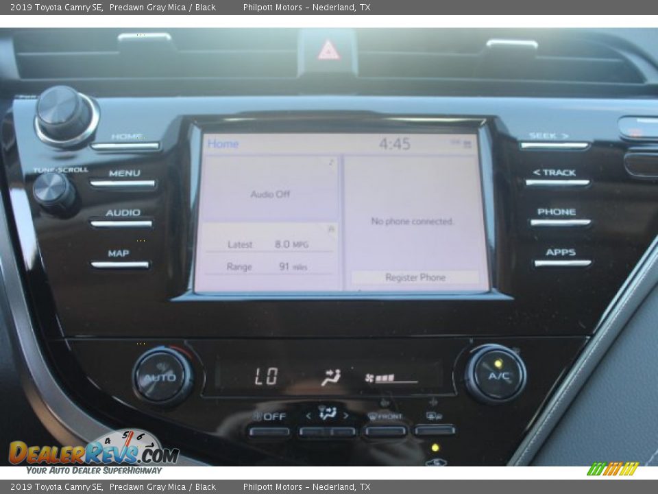 2019 Toyota Camry SE Predawn Gray Mica / Black Photo #12