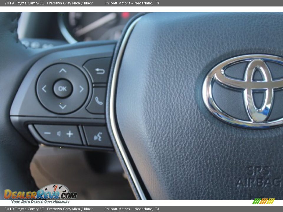 2019 Toyota Camry SE Predawn Gray Mica / Black Photo #15