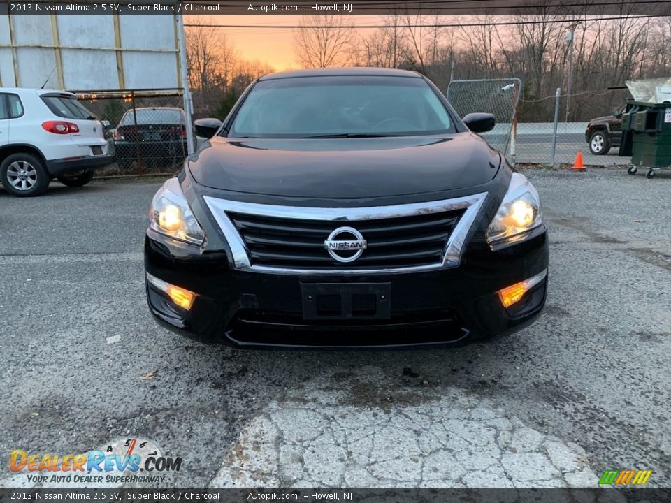 2013 Nissan Altima 2.5 SV Super Black / Charcoal Photo #9