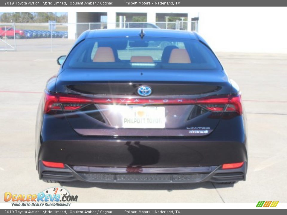 2019 Toyota Avalon Hybrid Limited Opulent Amber / Cognac Photo #7