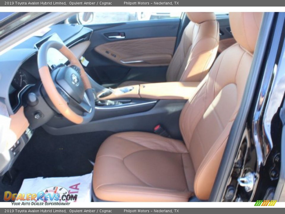 2019 Toyota Avalon Hybrid Limited Opulent Amber / Cognac Photo #10