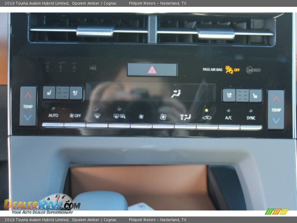 2019 Toyota Avalon Hybrid Limited Opulent Amber / Cognac Photo #13