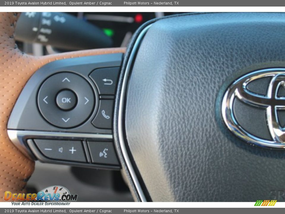 2019 Toyota Avalon Hybrid Limited Opulent Amber / Cognac Photo #15