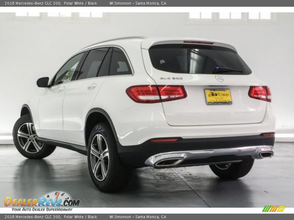 2018 Mercedes-Benz GLC 300 Polar White / Black Photo #3