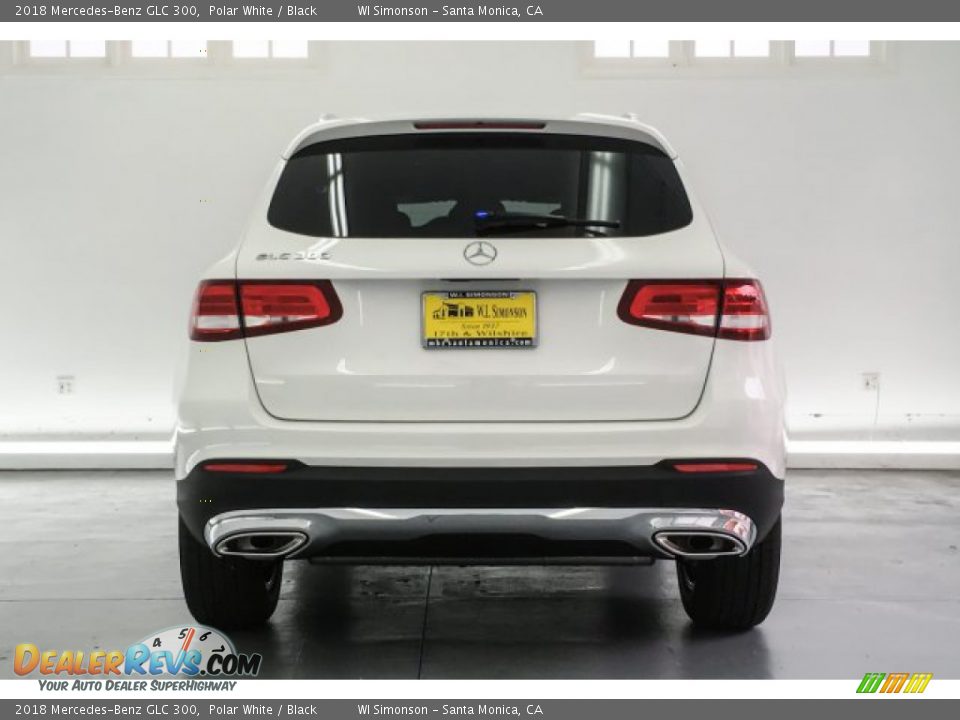 2018 Mercedes-Benz GLC 300 Polar White / Black Photo #4