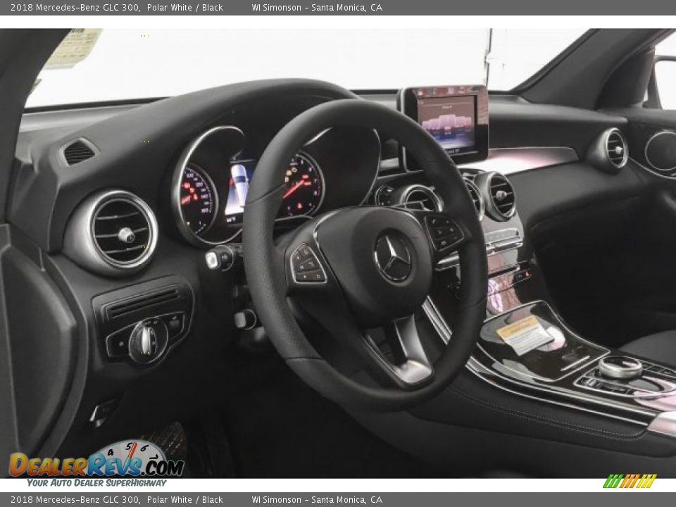 2018 Mercedes-Benz GLC 300 Polar White / Black Photo #5