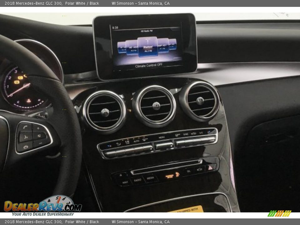 2018 Mercedes-Benz GLC 300 Polar White / Black Photo #6