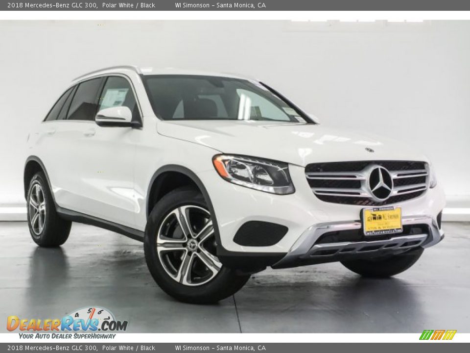 2018 Mercedes-Benz GLC 300 Polar White / Black Photo #12