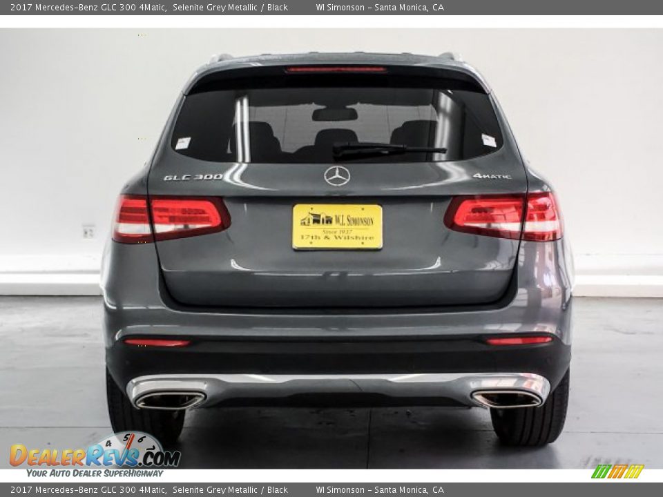 2017 Mercedes-Benz GLC 300 4Matic Selenite Grey Metallic / Black Photo #3