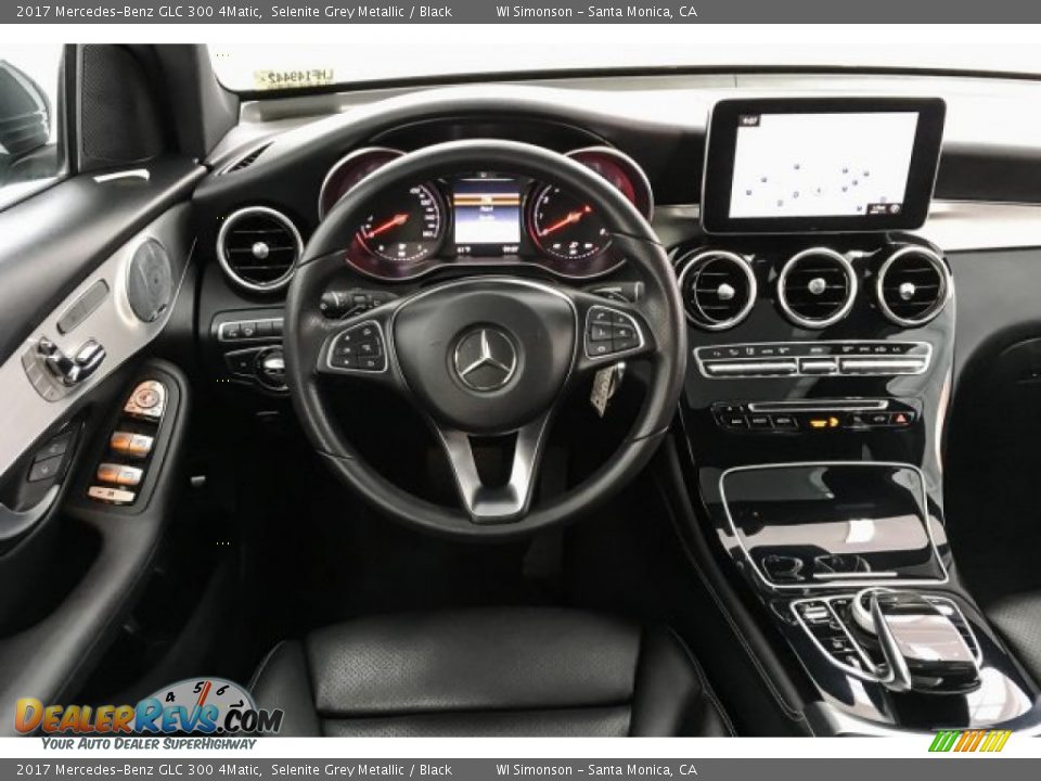 2017 Mercedes-Benz GLC 300 4Matic Selenite Grey Metallic / Black Photo #4