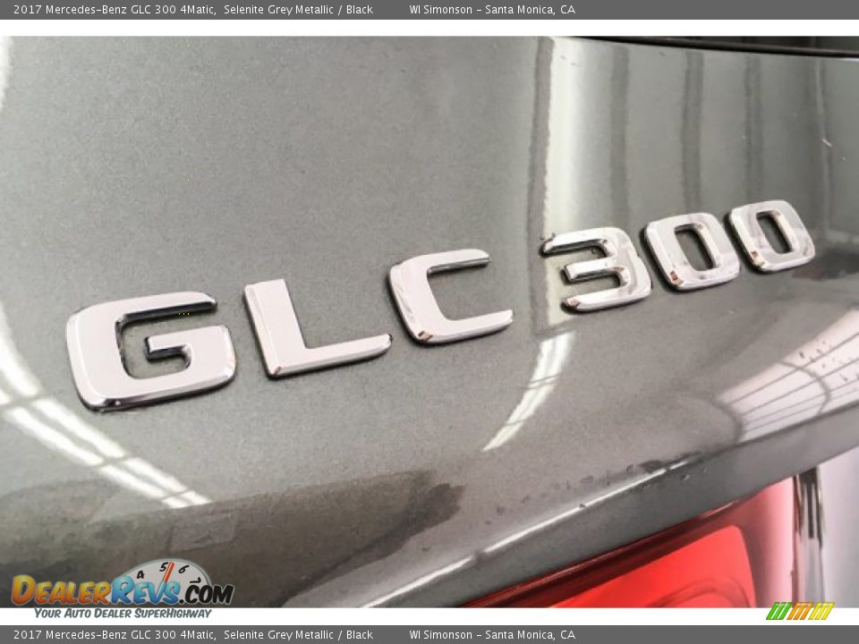 2017 Mercedes-Benz GLC 300 4Matic Selenite Grey Metallic / Black Photo #7