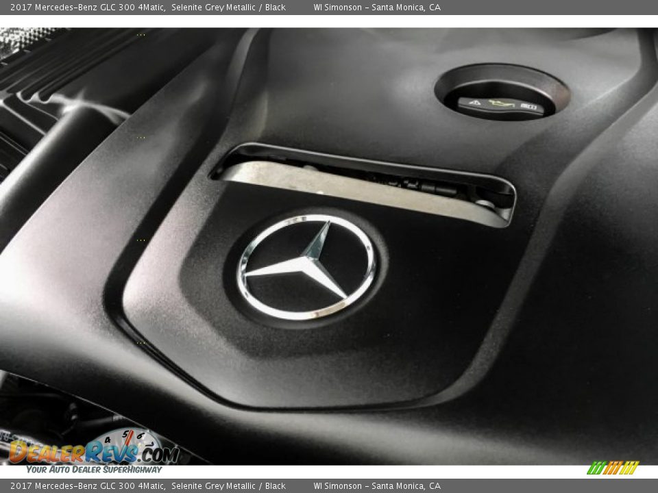 2017 Mercedes-Benz GLC 300 4Matic Selenite Grey Metallic / Black Photo #32