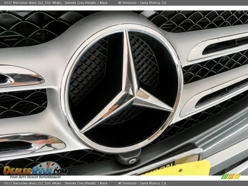 2017 Mercedes-Benz GLC 300 4Matic Selenite Grey Metallic / Black Photo #34