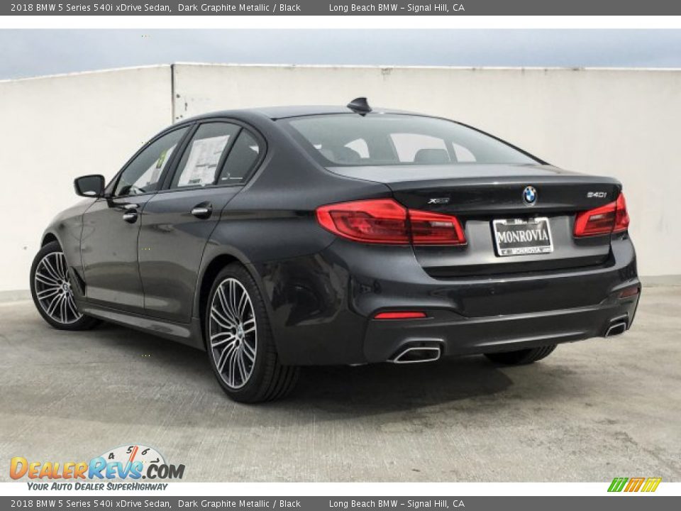 2018 BMW 5 Series 540i xDrive Sedan Dark Graphite Metallic / Black Photo #2