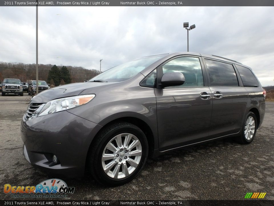 2011 Toyota Sienna XLE AWD Predawn Gray Mica / Light Gray Photo #1