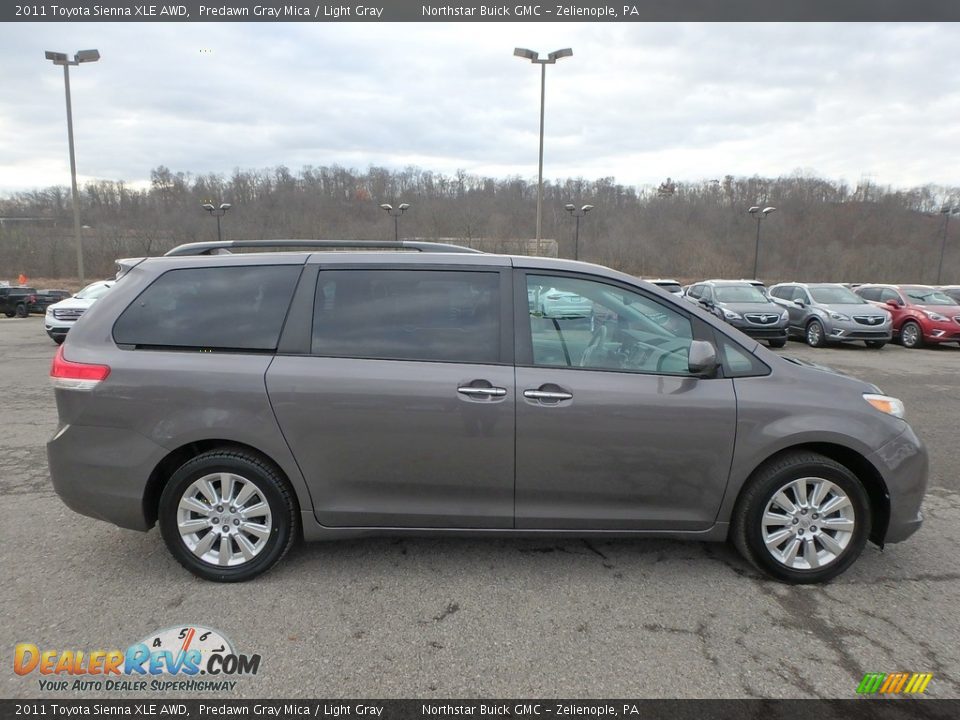 2011 Toyota Sienna XLE AWD Predawn Gray Mica / Light Gray Photo #5