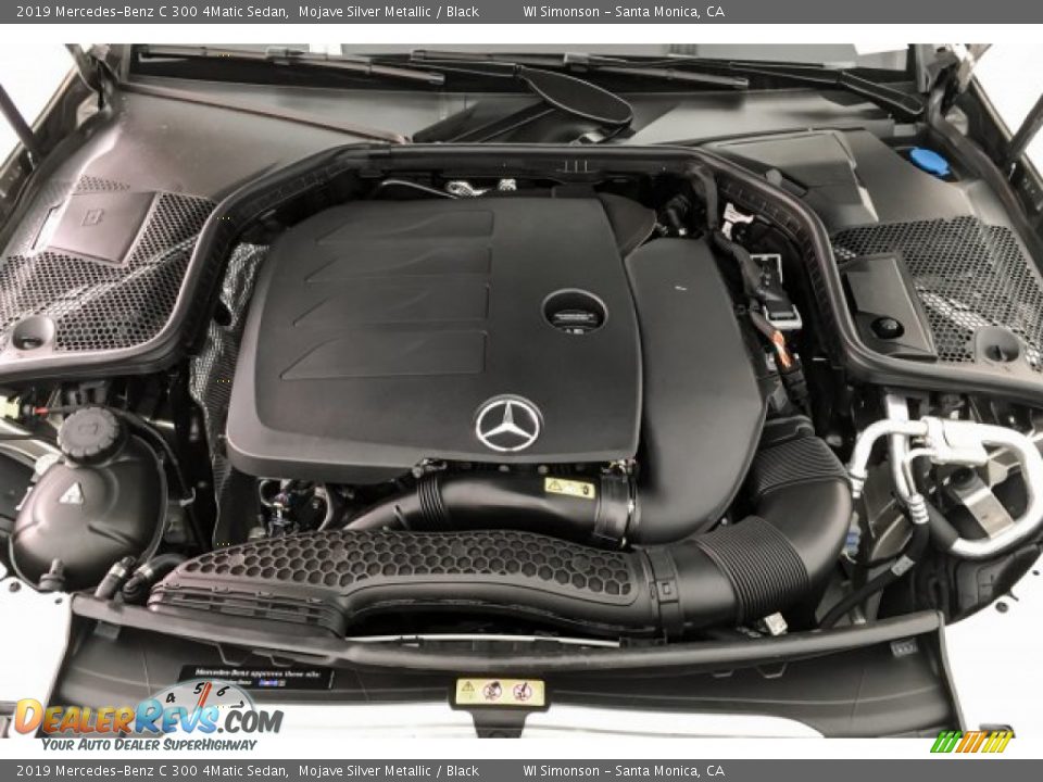2019 Mercedes-Benz C 300 4Matic Sedan Mojave Silver Metallic / Black Photo #8