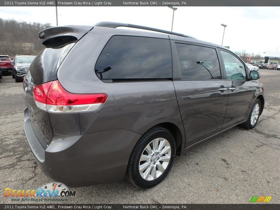 2011 Toyota Sienna XLE AWD Predawn Gray Mica / Light Gray Photo #6