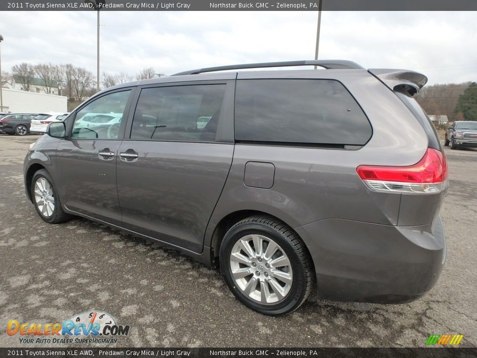 2011 Toyota Sienna XLE AWD Predawn Gray Mica / Light Gray Photo #10